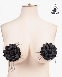 Cubierta de pezón en forma floral PLUS SIZE